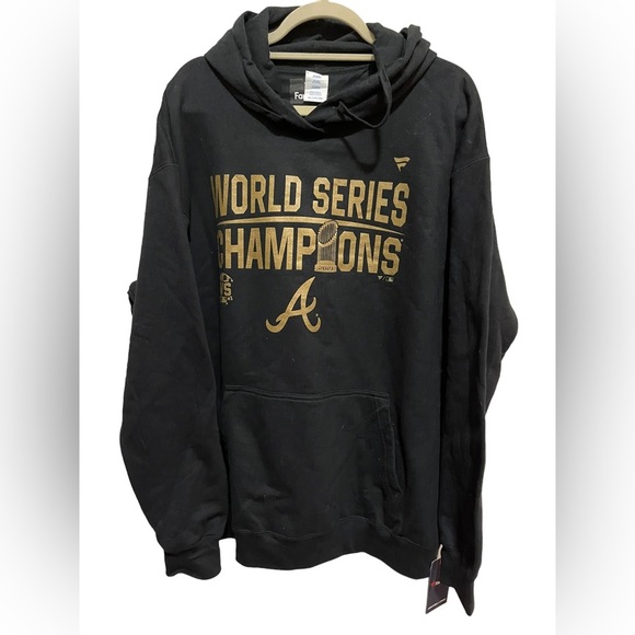 Fanatics - Atlanta Braves - World Series Hoodie - size 2 XL - Picture 1 of 8